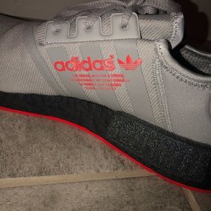 Adidas NMD R1 Solar Red Grey Men Size US 11 F35882 Adidas NMD R1 Solar Red Grey Men Size US 11 F35882